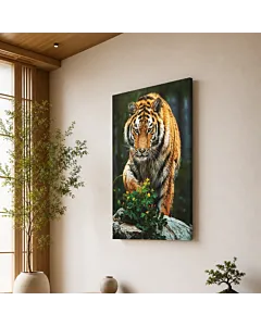 TIGRE ENTRE HOJAS