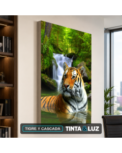 TIGRE Y CASCADA