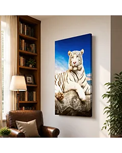 TIGRE BLANCO EN REPOSO