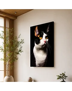 GATO BLANCO Y NEGRO