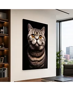 GATO ATIGRADO GRIS