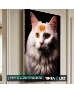 GATO BLANCO ESPONJOSO