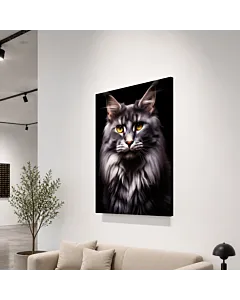 GATO MAINE COON GRIS