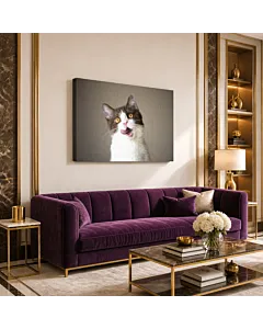 GATO BLANCO Y NEGRO VII