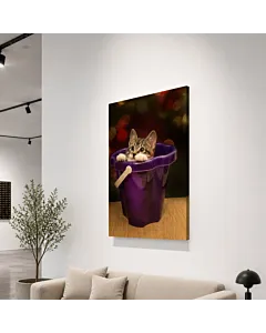 GATITO EN MACETA