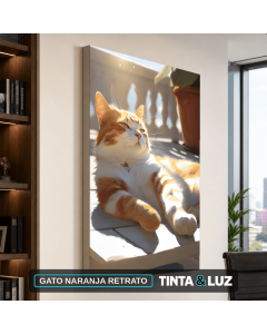 GATO NARANJA RETRATO