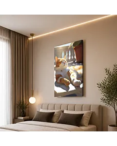 GATO NARANJA RETRATO