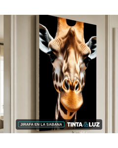 JIRAFA EN LA SABANA