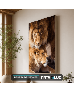 PAREJA DE LEONES