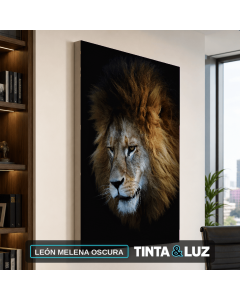 LEÓN MELENA OSCURA