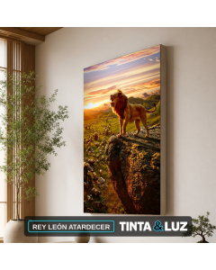 REY LEÓN ATARDECER