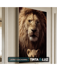 LEÓN Y CACHORRO