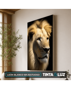 LEÓN BLANCO MAJESTUOSO