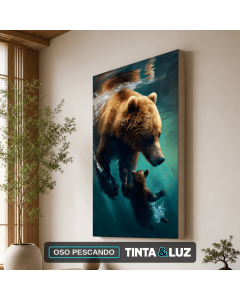 OSO PESCANDO