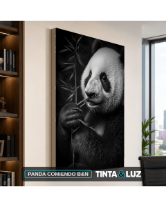 PANDA COMIENDO B&N