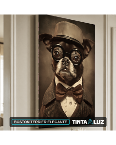 BOSTON TERRIER ELEGANTE