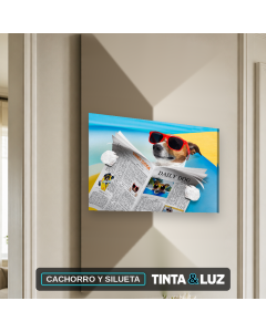 CACHORRO Y SILUETA