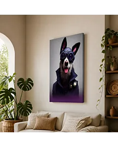 PERRO Y GAFAS NEÓN