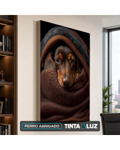 PERRO ABRIGADO