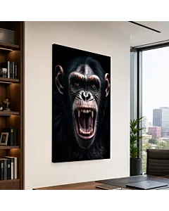 CHIMPANCÉ RIENDO