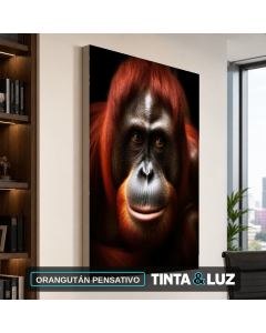 ORANGUTÁN PENSATIVO