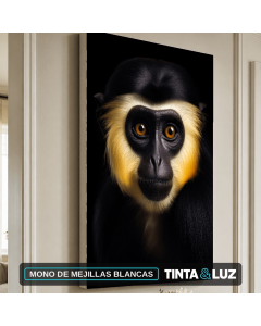 MONO DE MEJILLAS BLANCAS