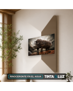 RINOCERONTE EN EL AGUA