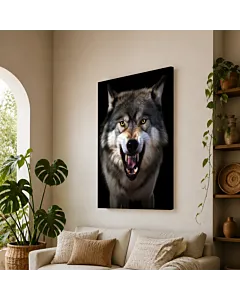 LOBO GRUÑENDO