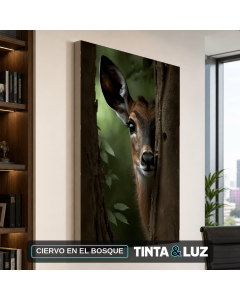 CIERVO EN EL BOSQUE
