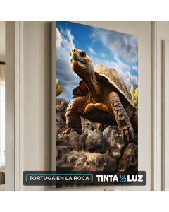 TORTUGA EN LA ROCA