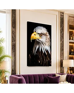 ÁGUILA CALVA RETRATO