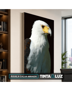 ÁGUILA CALVA MIRADA