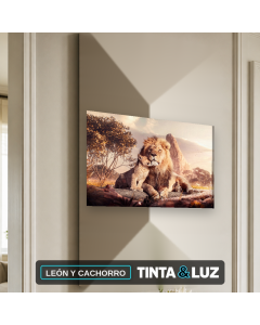 LEÓN Y CACHORRO