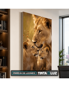 PAREJA DE LEONES