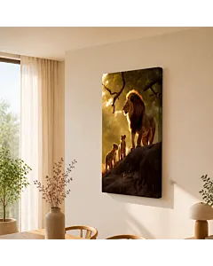 LEÓN EN LA ROCA