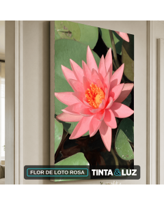 FLOR DE LOTO ROSA