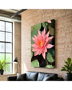 FLOR DE LOTO ROSA