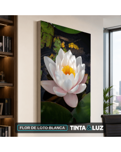 FLOR DE LOTO BLANCA