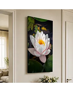 FLOR DE LOTO BLANCA