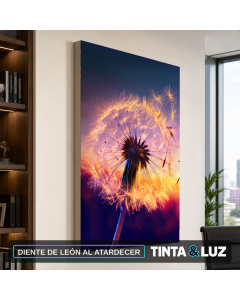 DIENTE DE LEÓN AL ATARDECER