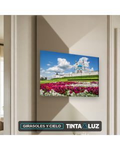 GIRASOLES Y CIELO