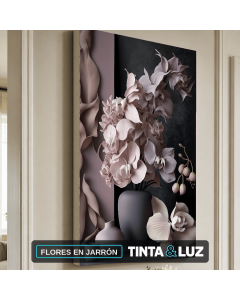 FLORES EN JARRÓN