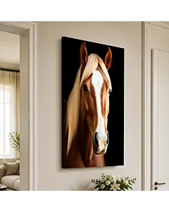 CABALLO Y CRIN BLANCA