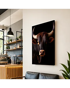 VACA CON CUERNOS