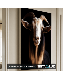 CABRA BLANCA Y NEGRA