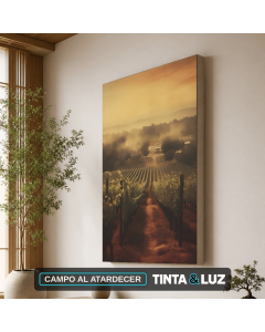 CAMPO AL ATARDECER