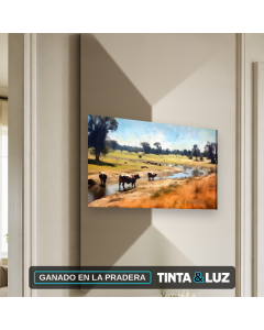 GANADO EN LA PRADERA