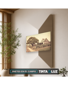 JINETES EN EL CAMPO