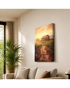 REBAÑO AL ATARDECER