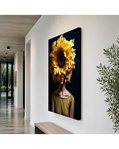 DAMA DE FLOR AZUL